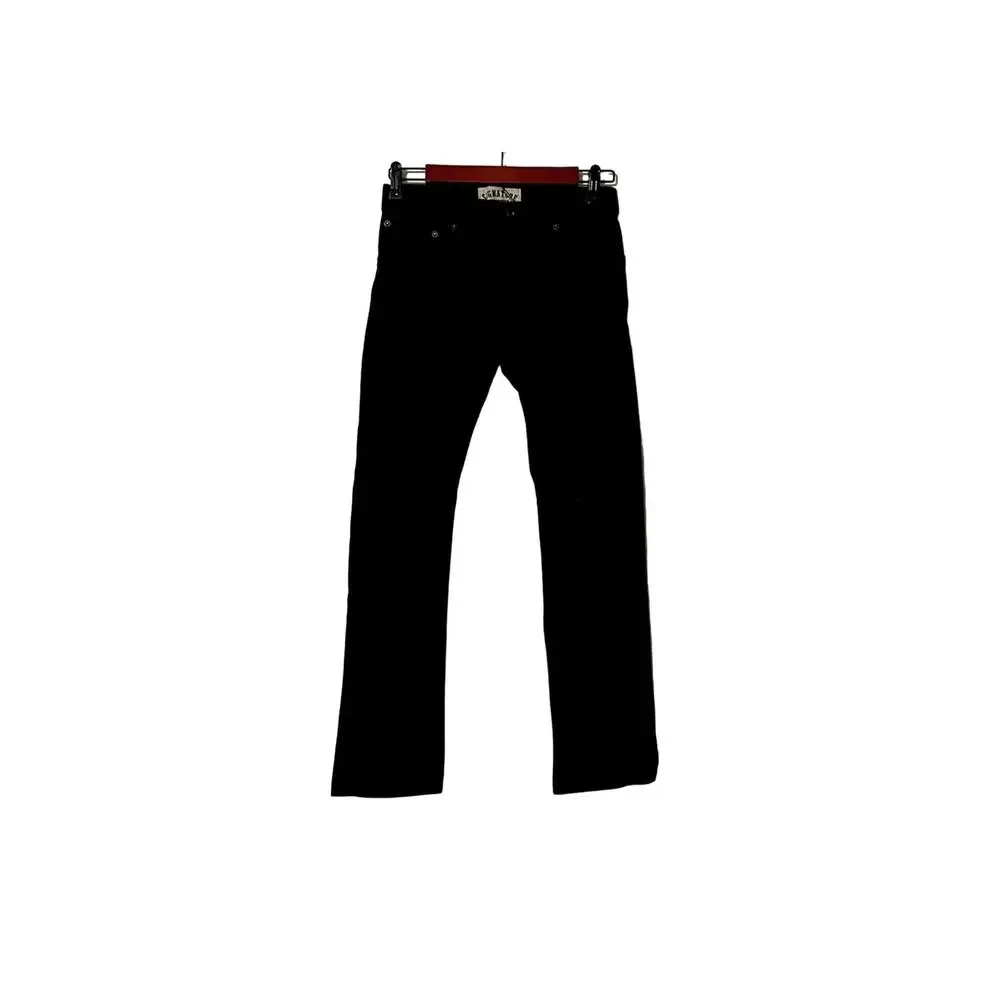 Levi's Signature Skinny Fit Black Denim Jeans Pants Size Youth 12